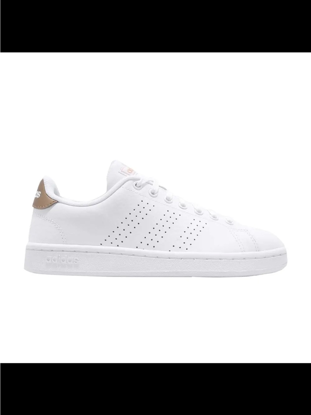 adidas Advantage Sneaker - White/Copper Metallic